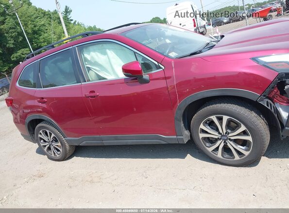 JF2SKAPC1PH446714 2023 SUBARU FORESTER Red Rear interior view