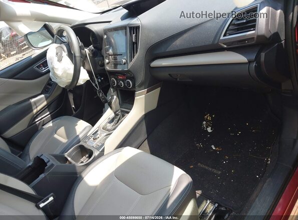 JF2SKAPC1PH446714 2023 SUBARU FORESTER Red Front interior view