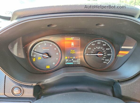 JF2SKAPC2KH473901 2019 SUBARU FORESTER Silver ხელსაწყოთა პანელის ხედი