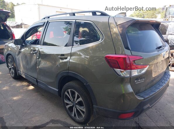 JF2SKAPC2NH500390 2022 SUBARU FORESTER Green Trasero izquierdo