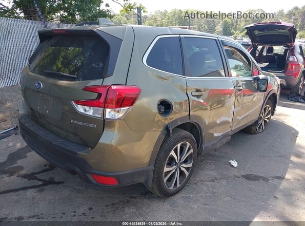 JF2SKAPC2NH500390 2022 SUBARU FORESTER Green Trasero derecho