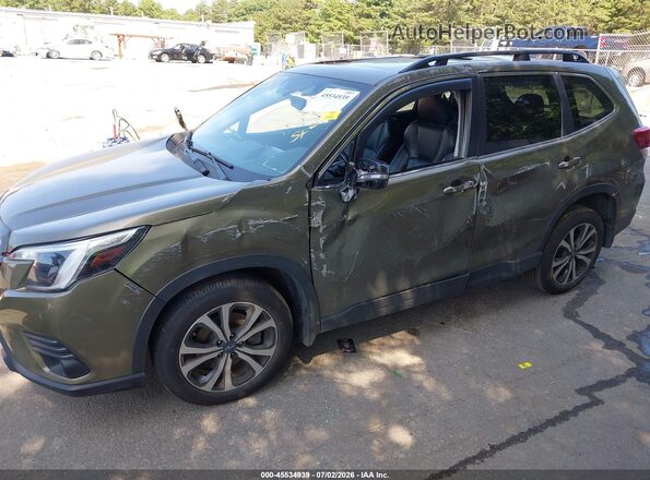 JF2SKAPC2NH500390 2022 SUBARU FORESTER Green Vista frontal