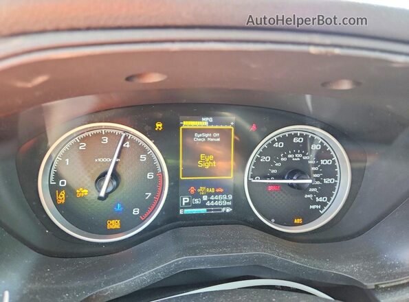 JF2SKAPC2PH435754 2023 SUBARU FORESTER Silver Instrument cluster view