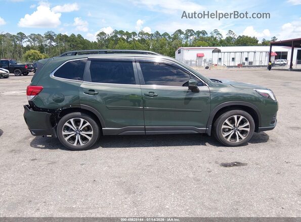 JF2SKAPC2PH514566 2023 SUBARU FORESTER Green Rear interior view