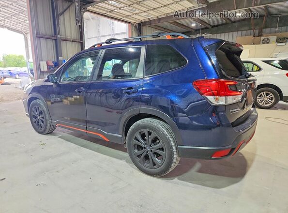 JF2SKAPC3KH400102 2019 SUBARU FORESTER Синий Задняя левая четверть