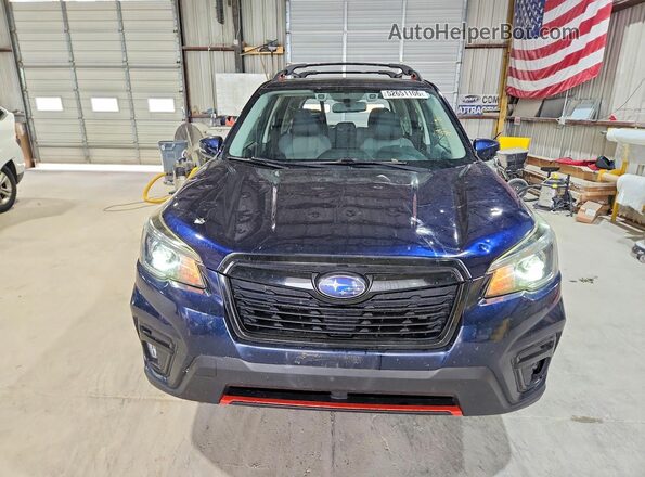 JF2SKAPC3KH400102 2019 SUBARU FORESTER Синий Вид спереди