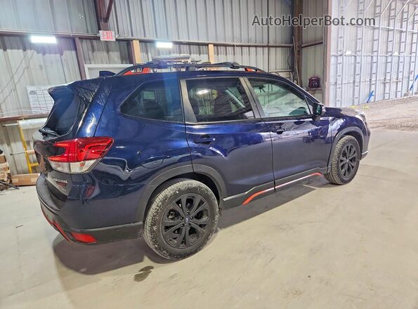 JF2SKAPC3KH400102 2019 SUBARU FORESTER Синий Задняя правая четверть