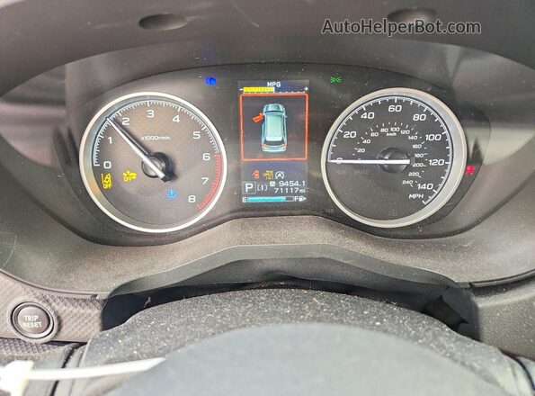 JF2SKAPC3NH406406 2022 SUBARU FORESTER Gray Вид щитка приладів