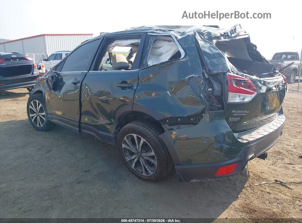 JF2SKAPC3NH494731 2022 SUBARU FORESTER Green უკანა მარცხენა