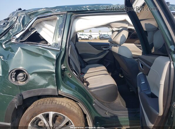 JF2SKAPC3NH494731 2022 SUBARU FORESTER Green VIN კოდის სტიკერის ხედი