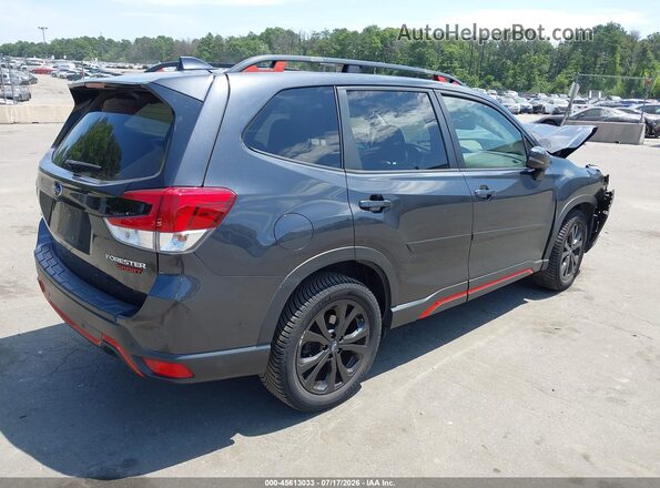 JF2SKAPC4KH585566 2019 SUBARU FORESTER Black უკანა მარჯვენა
