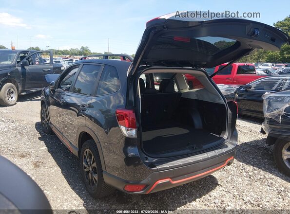 JF2SKAPC4KH585566 2019 SUBARU FORESTER Black უკანა მარცხენა
