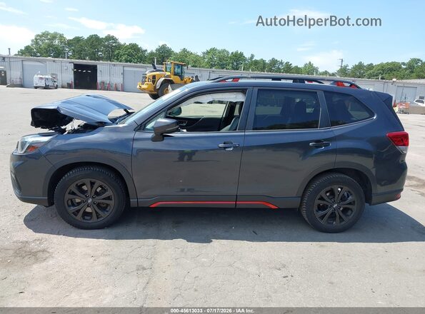 JF2SKAPC4KH585566 2019 SUBARU FORESTER Black უკანა სალონის ხედი