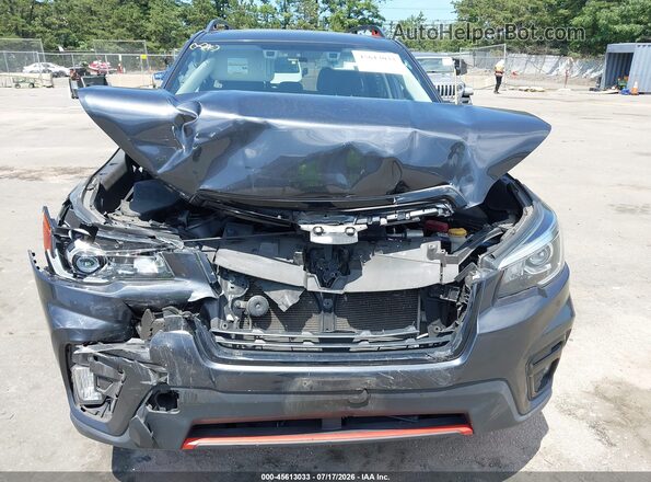 JF2SKAPC4KH585566 2019 SUBARU FORESTER Black წინა პანელის ხედი