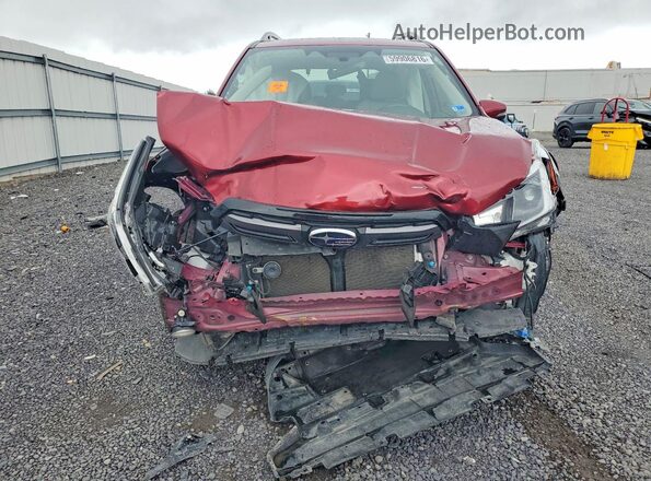 JF2SKAPC4NH433257 2022 SUBARU FORESTER Burgundy წინა ხედი