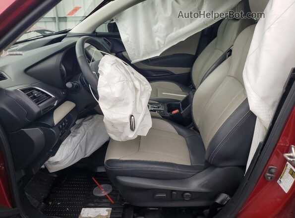 JF2SKAPC4NH433257 2022 SUBARU FORESTER Burgundy წინა სალონის ხედი