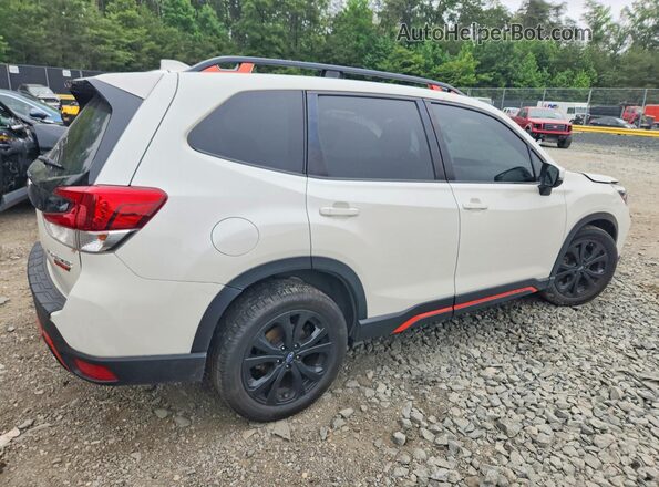 JF2SKAPC5KH480793 2019 SUBARU FORESTER White Задня права чверть