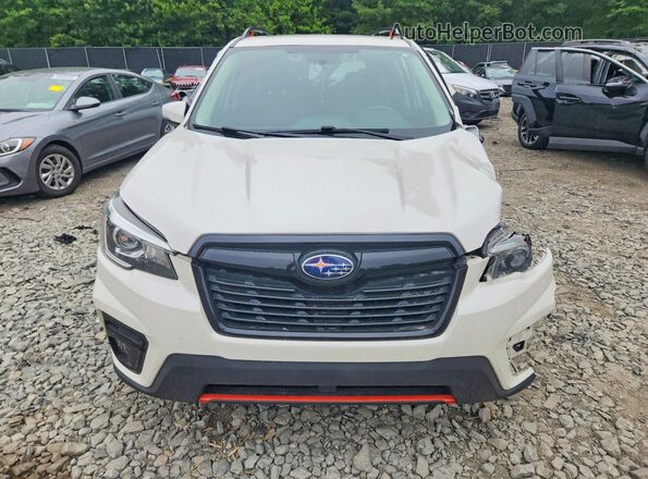 JF2SKAPC5KH480793 2019 SUBARU FORESTER White Вид спереду