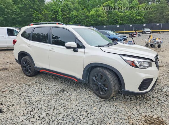 JF2SKAPC5KH480793 2019 SUBARU FORESTER White Передня права чверть
