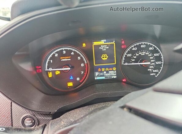 JF2SKAPC5KH480793 2019 SUBARU FORESTER White Вид щитка приладів
