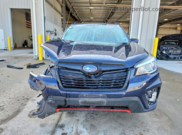 JF2SKAPC5KH540300 2019 SUBARU FORESTER Blue Widok z przodu