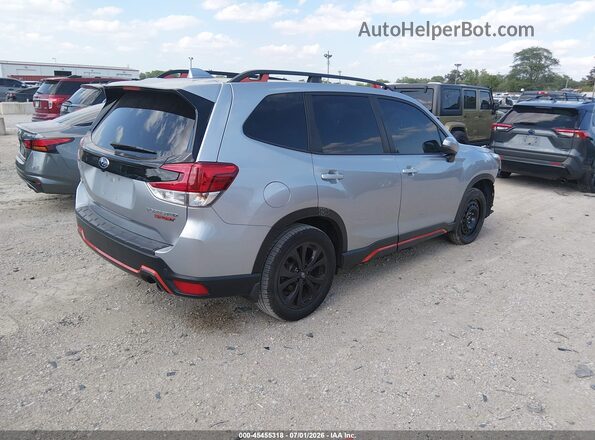 JF2SKAPC7KH447259 2019 SUBARU FORESTER Серебряный Задняя правая четверть