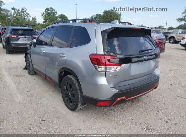 JF2SKAPC7KH447259 2019 SUBARU FORESTER Серебряный Задняя левая четверть