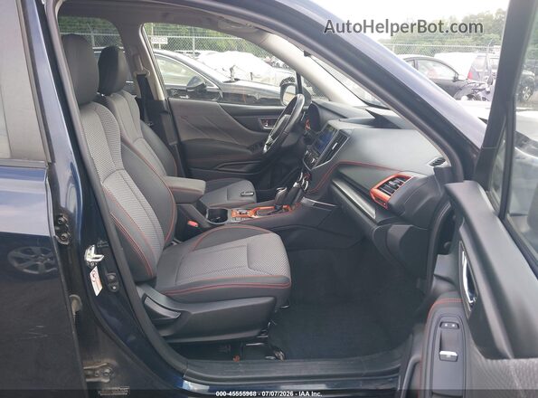 JF2SKAPC7KH530464 2019 SUBARU FORESTER Blue Front interior view