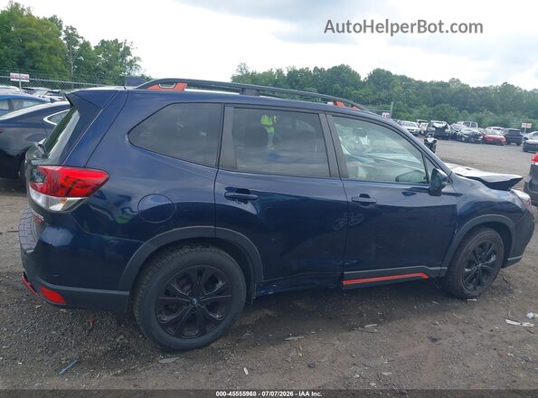 JF2SKAPC7KH530464 2019 SUBARU FORESTER Blue Rear interior view