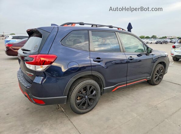 JF2SKAPC8KH465687 2019 SUBARU FORESTER Blue Задня права чверть