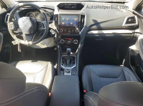 JF2SKAPC8NH523379 2022 SUBARU FORESTER Black Widok deski rozdzielczej