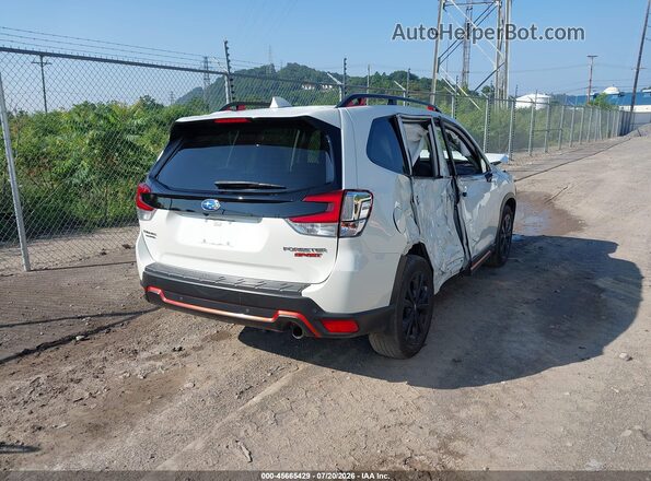 JF2SKAPCXKH418662 2019 SUBARU FORESTER White უკანა მარჯვენა