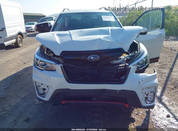 JF2SKAPCXKH418662 2019 SUBARU FORESTER White წინა ხედი