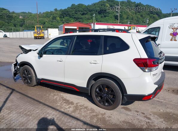 JF2SKAPCXKH418662 2019 SUBARU FORESTER White სალონის 360-გრადუსიანი ხედი