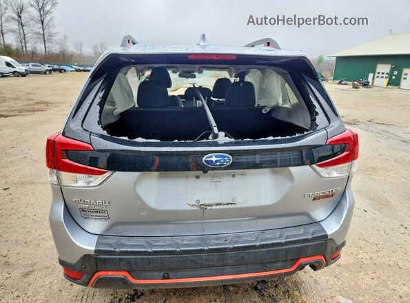 JF2SKAPCXKH472737 2019 SUBARU FORESTER Серебряный Вид сзади