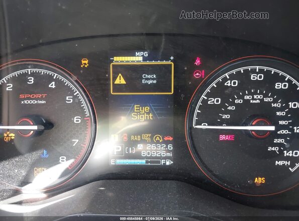 JF2SKAPCXKH507180 2019 SUBARU FORESTER Black Widok tylnych siedzeń