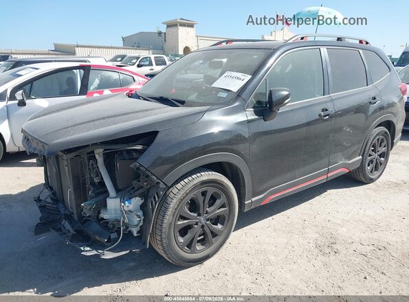 JF2SKAPCXKH507180 2019 SUBARU FORESTER Black Przód lewy