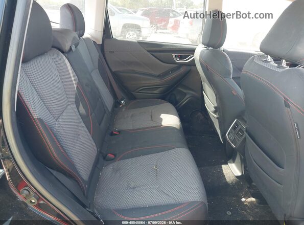 JF2SKAPCXKH507180 2019 SUBARU FORESTER Black Widok naklejki z numerem VIN