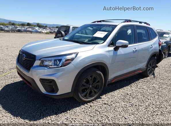 JF2SKAPCXKH540275 2019 SUBARU FORESTER Silver Przód lewy