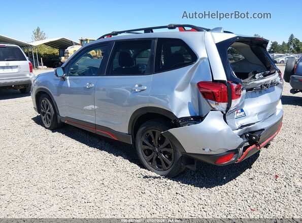 JF2SKAPCXKH540275 2019 SUBARU FORESTER Silver Tył lewy