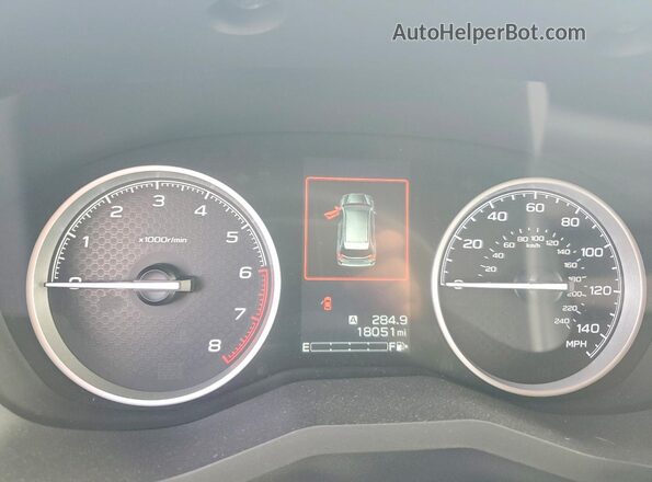 JF2SKAPCXNH505711 2022 SUBARU FORESTER Blue Вид щитка приладів