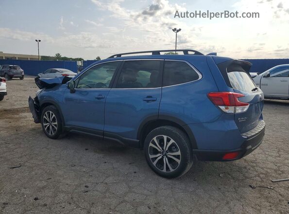 JF2SKAPCXNH505711 2022 SUBARU FORESTER Blue Задня ліва чверть