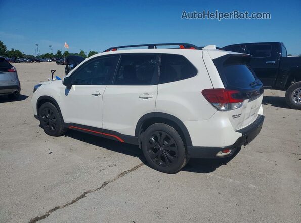 JF2SKARC0MH498313 2021 SUBARU FORESTER White Задня ліва чверть
