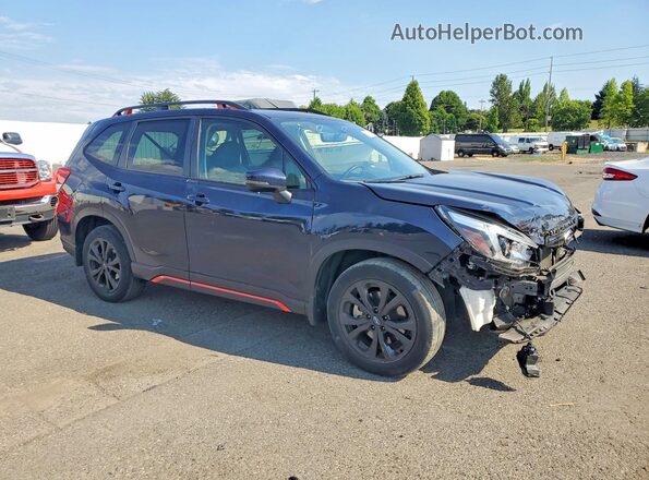 JF2SKARC0MH526367 2021 SUBARU FORESTER Blue Delantero derecho