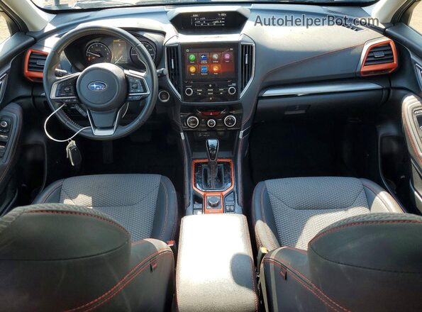 JF2SKARC0MH526367 2021 SUBARU FORESTER Blue Vista del salpicadero