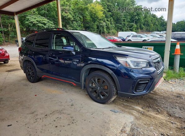 JF2SKARC0MH591994 2021 SUBARU FORESTER Blue Front right