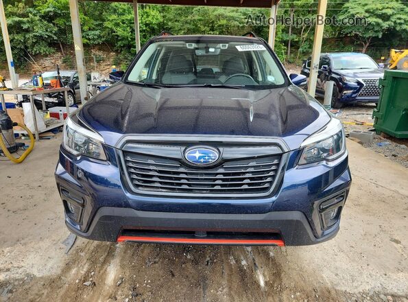 JF2SKARC0MH591994 2021 SUBARU FORESTER Blue Front view