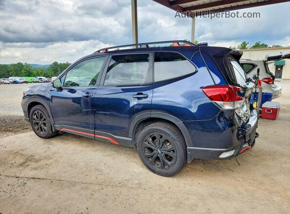 JF2SKARC0MH591994 2021 SUBARU FORESTER Blue Rear left