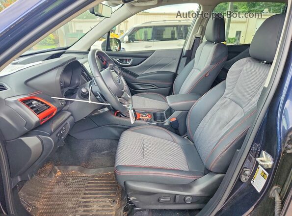 JF2SKARC0MH591994 2021 SUBARU FORESTER Blue Front interior view