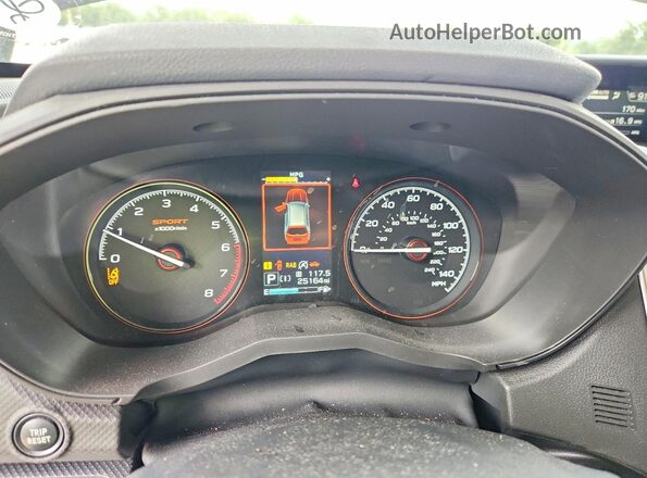 JF2SKARC0MH591994 2021 SUBARU FORESTER Blue Instrument cluster view